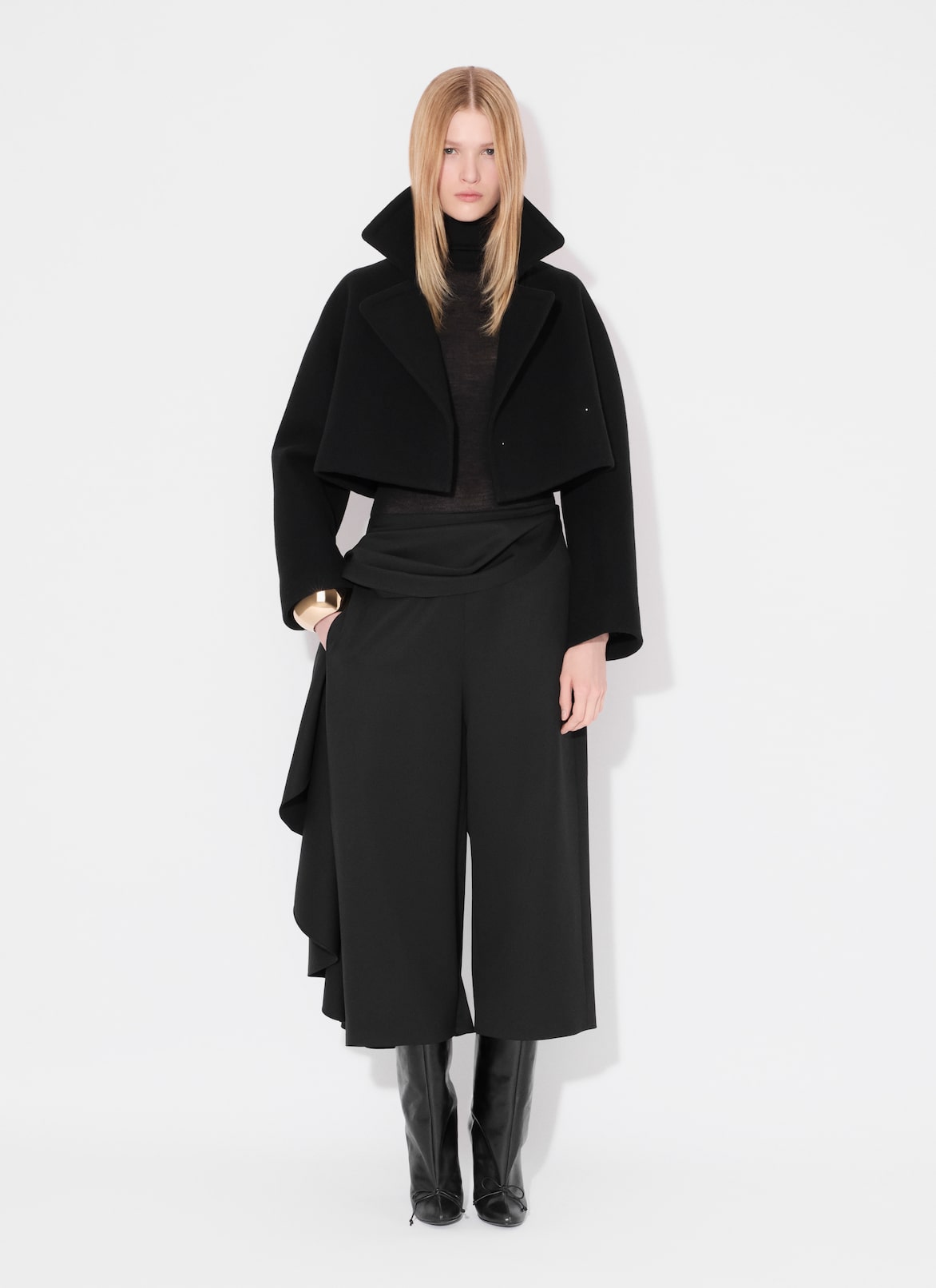 CABAN COURTE ALAÏA NOIR CABAN COURTE